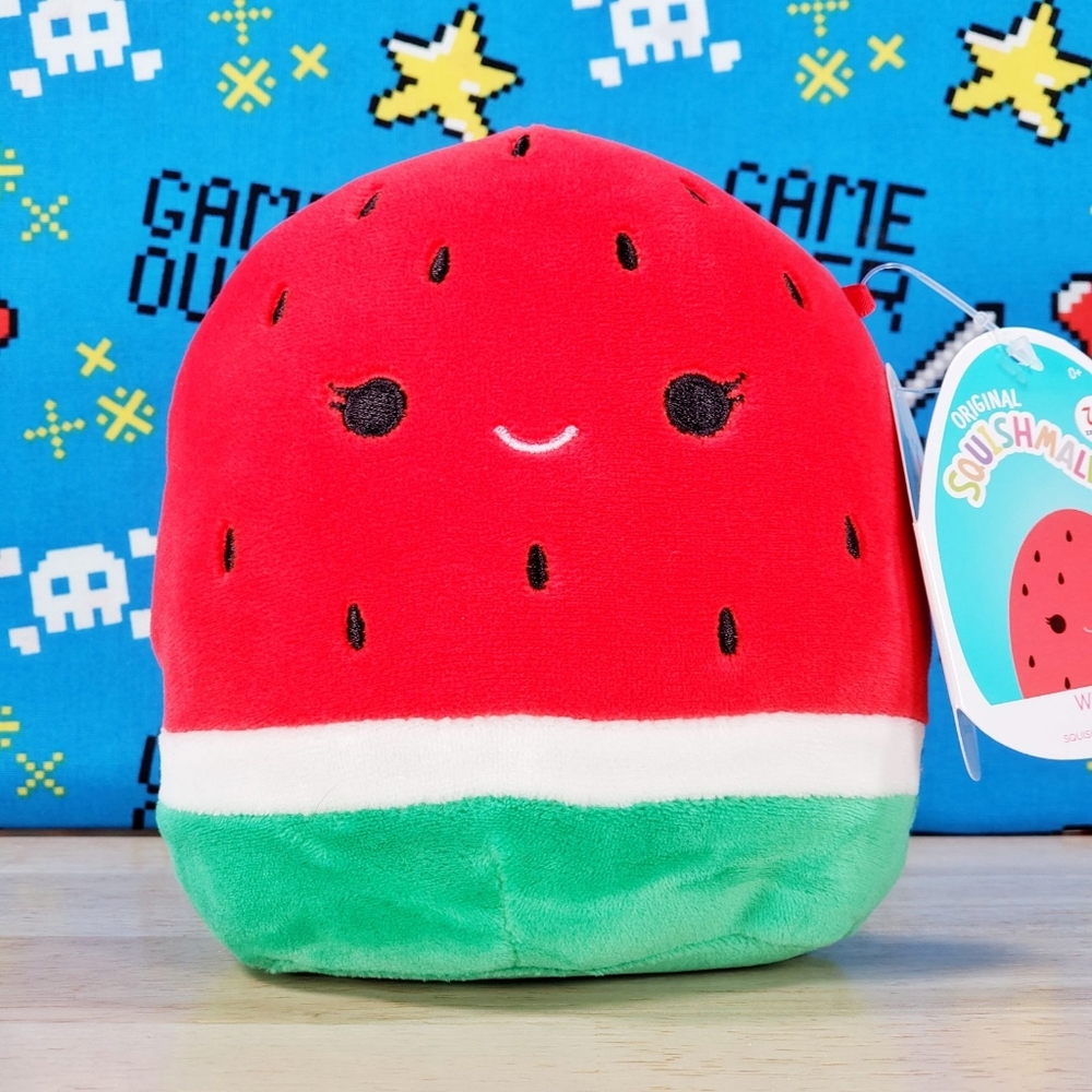 Squishmallow Winsey the Watermelon 5" UltraSoft Stuffed Food Plush Toy NWT